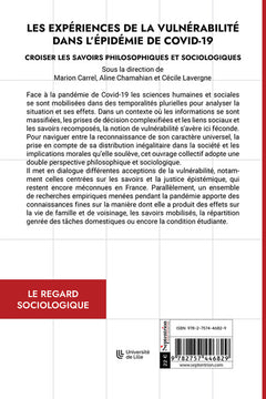 Les expériences de la vulnérabilité dans l'épidémie de Covid-19