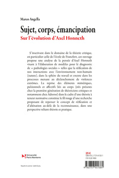 Sujet, corps, émancipation