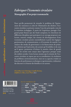 Fabriquer l'économie circulaire