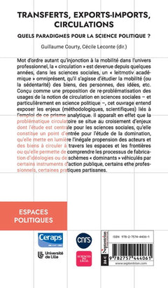 Transferts, exports-imports, circulations