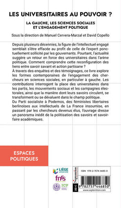 Les universitaires au pouvoir ?
