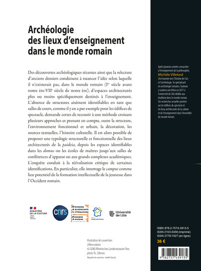 Archéologie des lieux d'enseignement dans le monde romain
