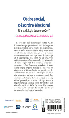 Ordre social, désordre électoral