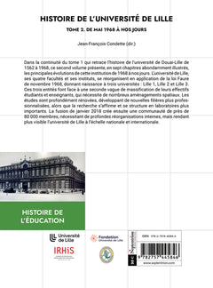 Histoire de l'Université de Lille Tome 2