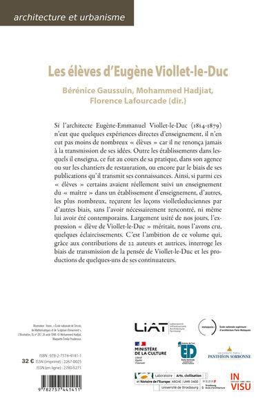 Les élèves d'Eugène Viollet-le-Duc