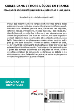 Crises dans et hors l'école en France