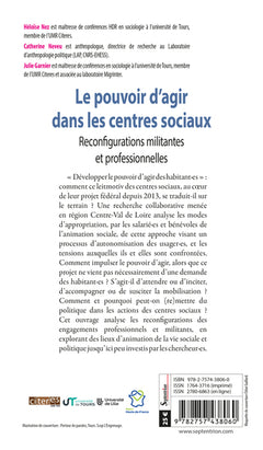 Le pouvoir d'agir dans les centres sociaux