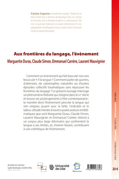 Aux frontières du langage, l'évènement