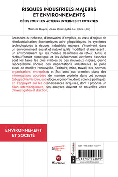 Risques industriels majeurs et environnements