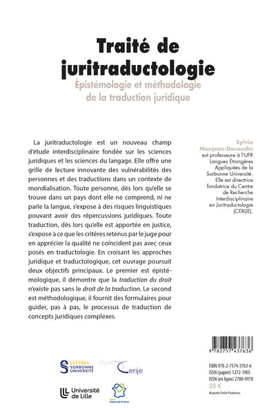 Traité de juritraductologie