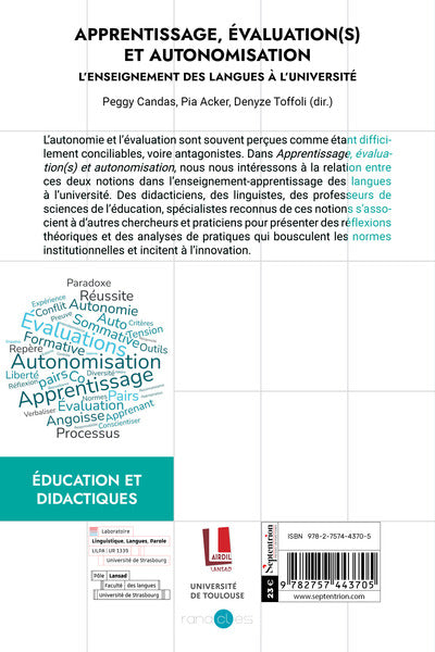 Apprentissage, évaluation(s) et autonomisation