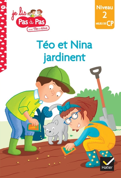 Téo et Nina jardinent