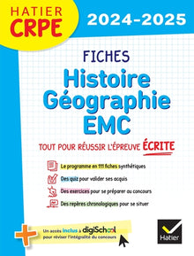Hatier CRPE - Fiches d'histoire géographie EMC