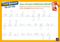 Mémo effaçable Lettres cursives