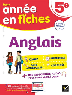 Anglais 5e: fiches de révision collège