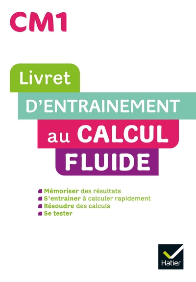 Maths CM1 Ed. 2022  - Livret d'entrainement au calcul fluide
