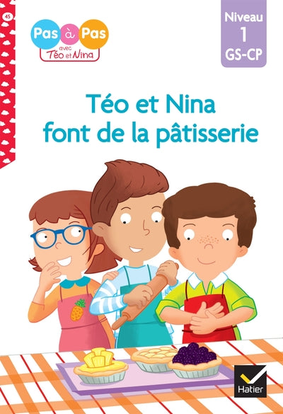 Téo et Nina font de la pâtisserie