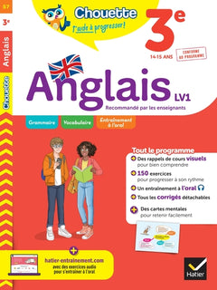 Anglais 3e - LV1 (A2+, B1): cahier de révision et d'entraînement