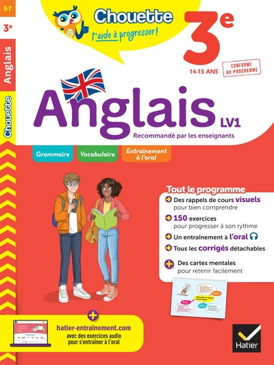 Anglais 3e - LV1 (A2+, B1): cahier de révision et d'entraînement