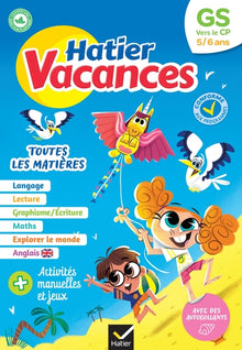 Hatier vacances - Cahier de vacances 2025  de la GS vers le CP 5/6 ans