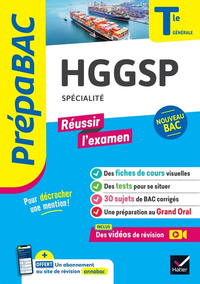 HGGSP Tle générale (spécialité) - Prépabac Réussir l'examen - Bac 2024: nouveau programme de Terminale