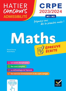 Mathématiques - CRPE 2024-2025 - Epreuve écrite d'admissibilité