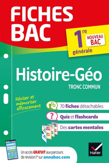 Fiches bac Histoire-Géographie 1re générale