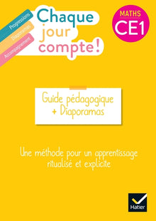 Chaque jour compte - Maths CE1 Ed. 2023 - Guide bi-média avec diaporamas