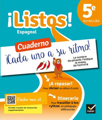¡Listos! espagnol 5e - Cahier élève