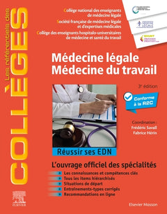Médecine légale - Médecine du travail