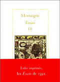 Essais Tome III