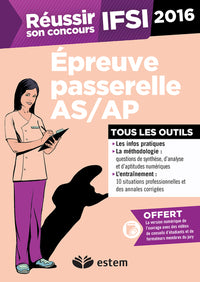 Concours IFSI 2016 - Épreuve passerelle AS/AP: Tous les outils