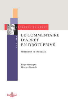 le commentaire d'arrêt en droit privé