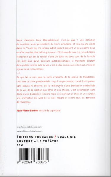 L'érotisme de vivre