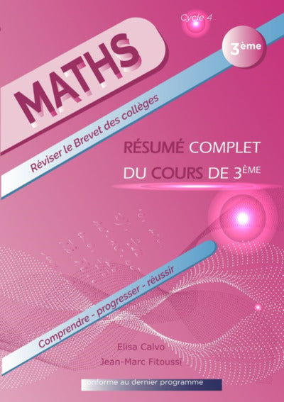 Mathematique 3eme - Resume complet du cours de 3eme