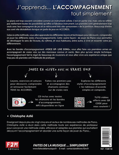 J'apprends... l'accompagnement au piano tout simplement + CD