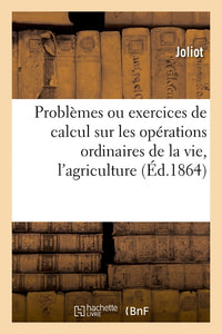 Problèmes ou exercices de calcul