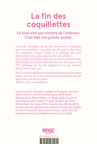 La fin des coquillettes