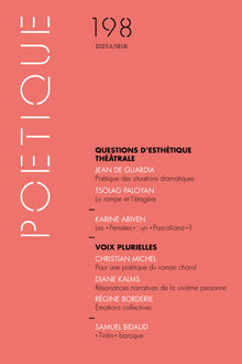Poétique, n° 198