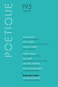 Poétique, n° 195