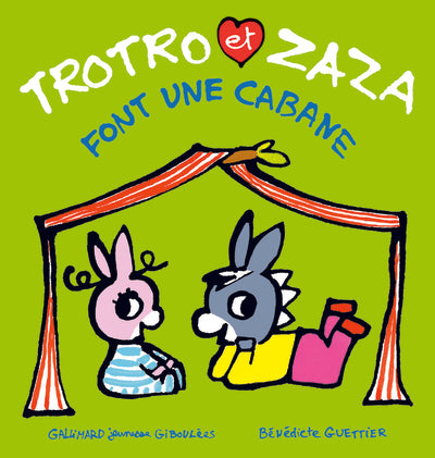Trotro et Zaza font une cabane