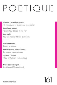 Poétique,  n°161