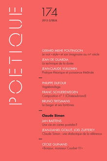 Poétique, n°174