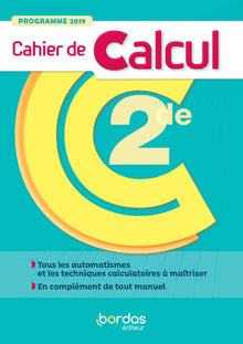 Cahier de Calcul - Mathématiques 2de