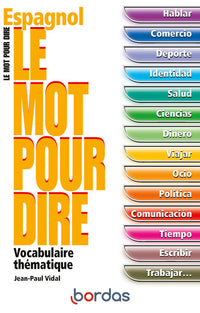Le mot pour dire Espagnol