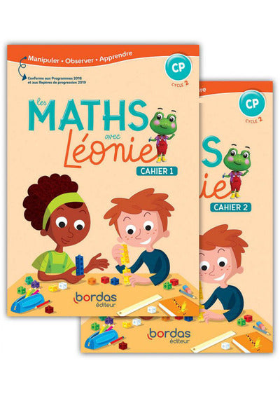 Les maths avec Léonie CP - Méthode de Singapour: Fichiers de l'élève 1 et 2