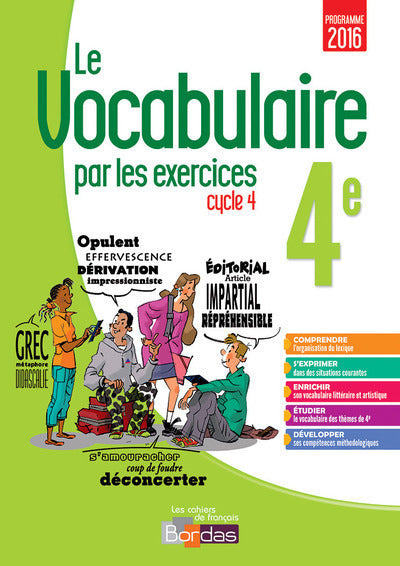 Le vocabulaire par les exercices 4e