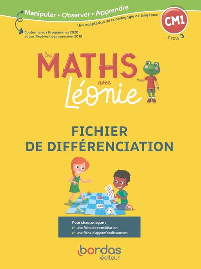 Les maths avec Léonie - CM1 - 2022 - Fichier de différenciation photocopiable