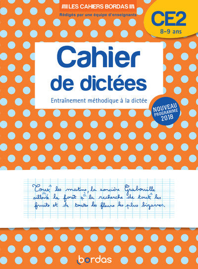 Cahier de dictées CE2