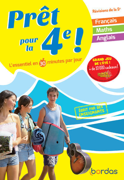 Prêt pour la 4e - Cahier de vacances, révisions de la 5e